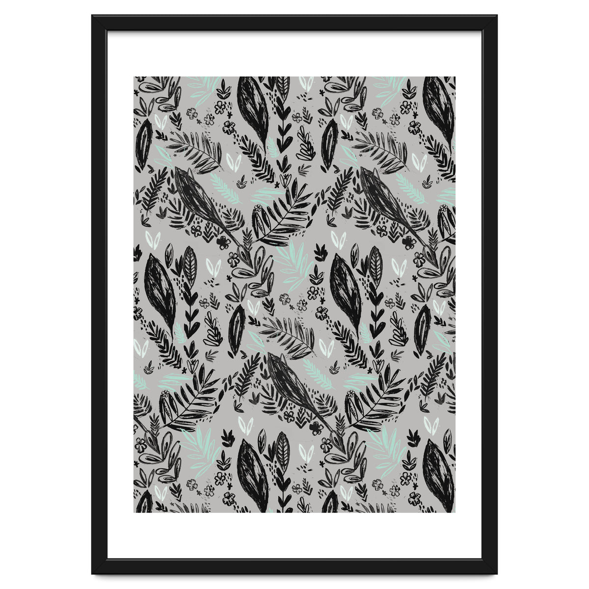 Inky Jungle Pattern