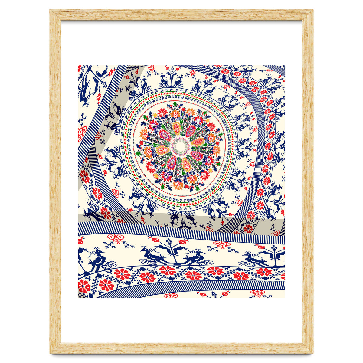 Romanian embroidery background 4