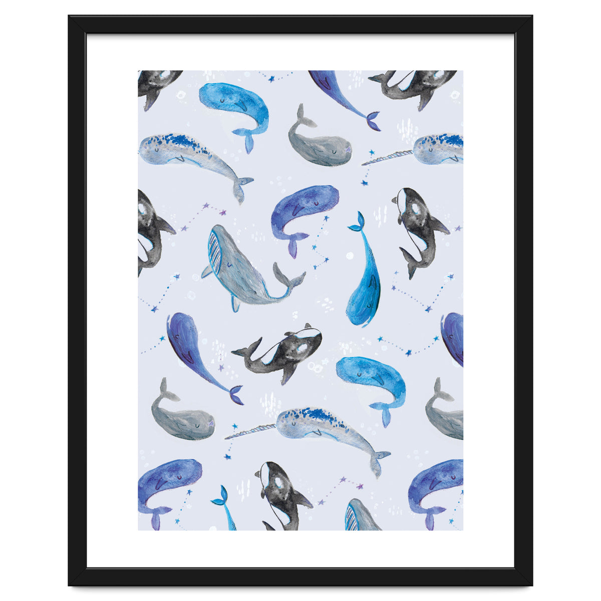Whales Repeat Pattern