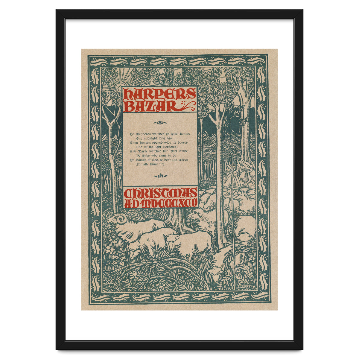 Harper's Bazar Christmas Advertisement