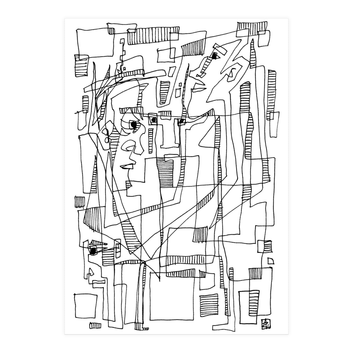 Conversation - b&w (Print Only)