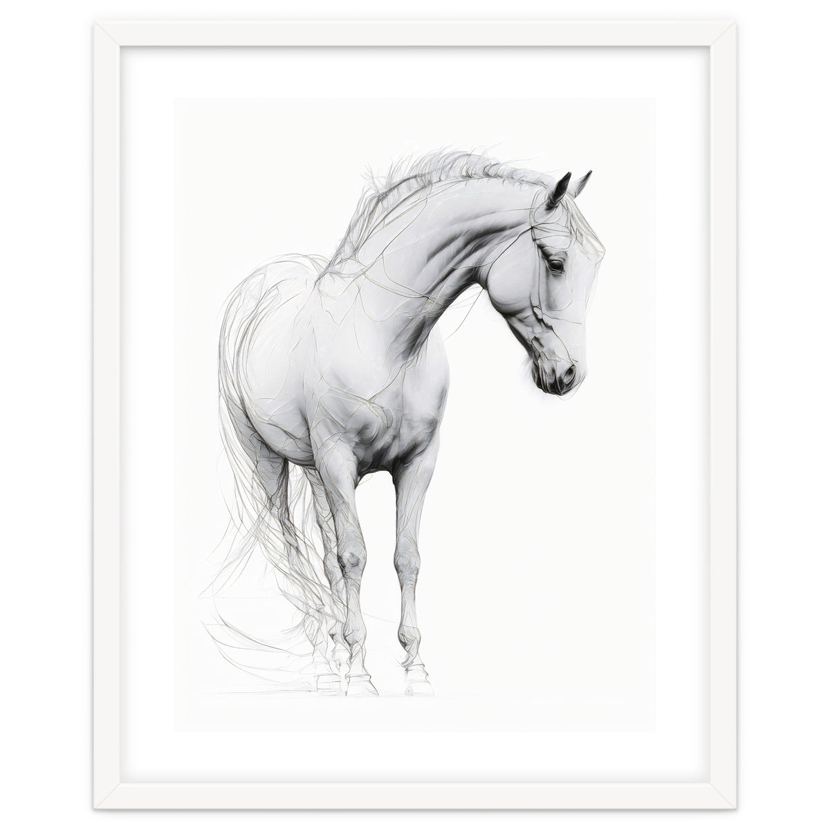 Horse Line Art
