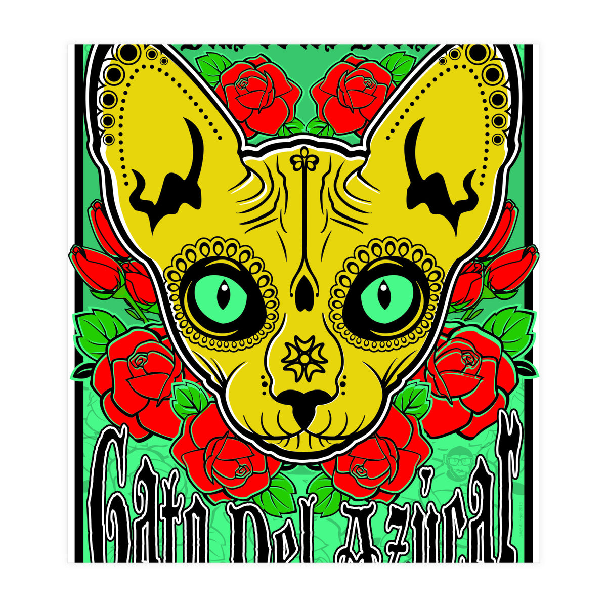 Boris Sugar Skull (Print Only)