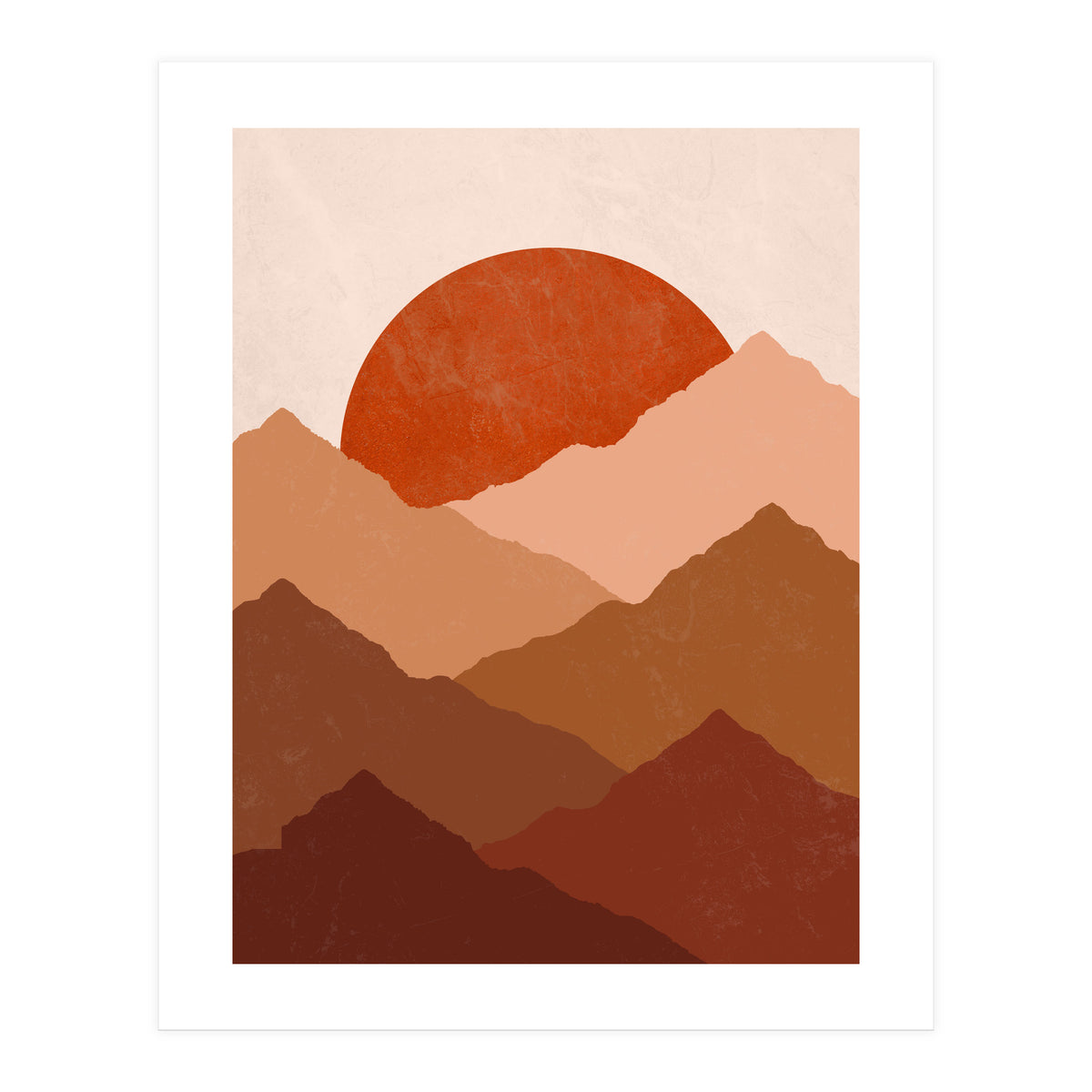 Sunset Mountain  (Print Only)