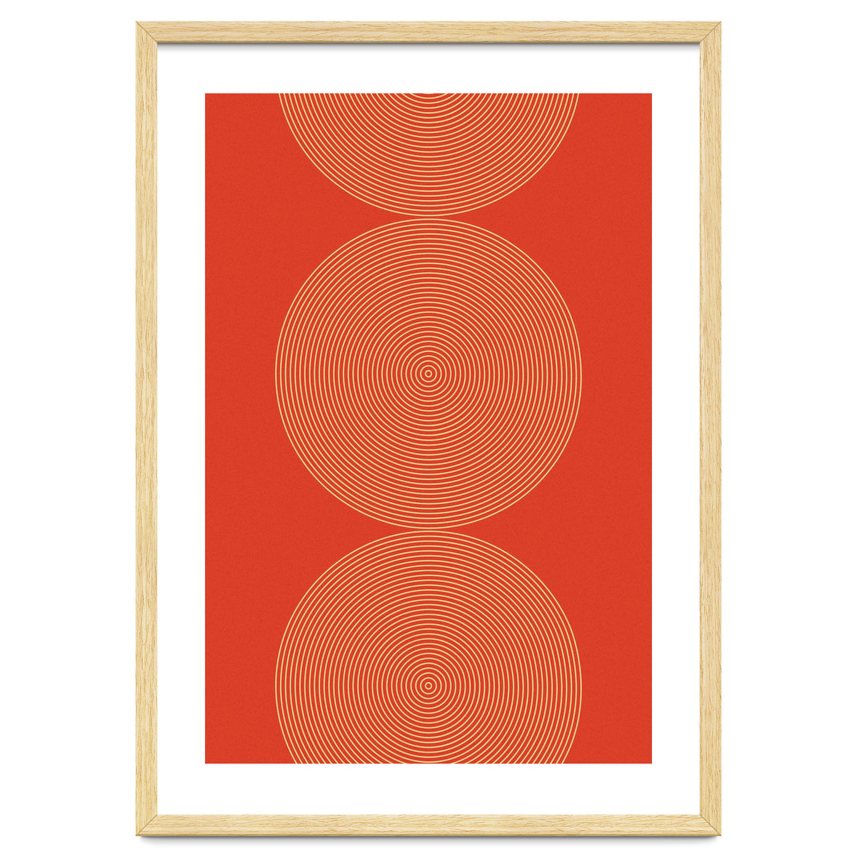 Radial Mid Century Geometric Art