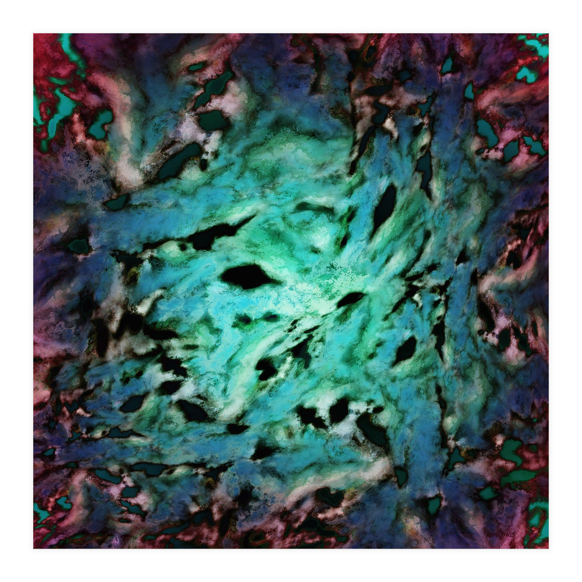 Smash Smash Turquoise (Print Only)