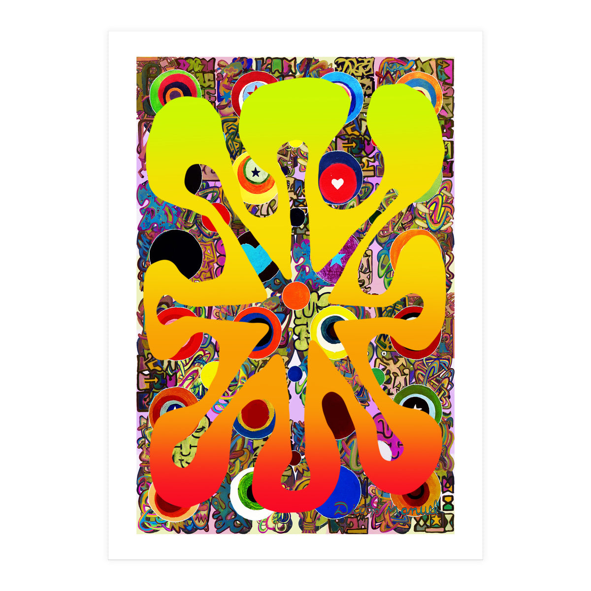 Fuego Y Graffiti 86 (Print Only)