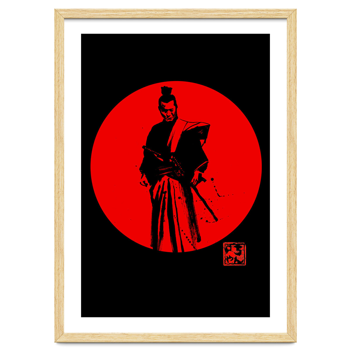 Samurai In Red Sun