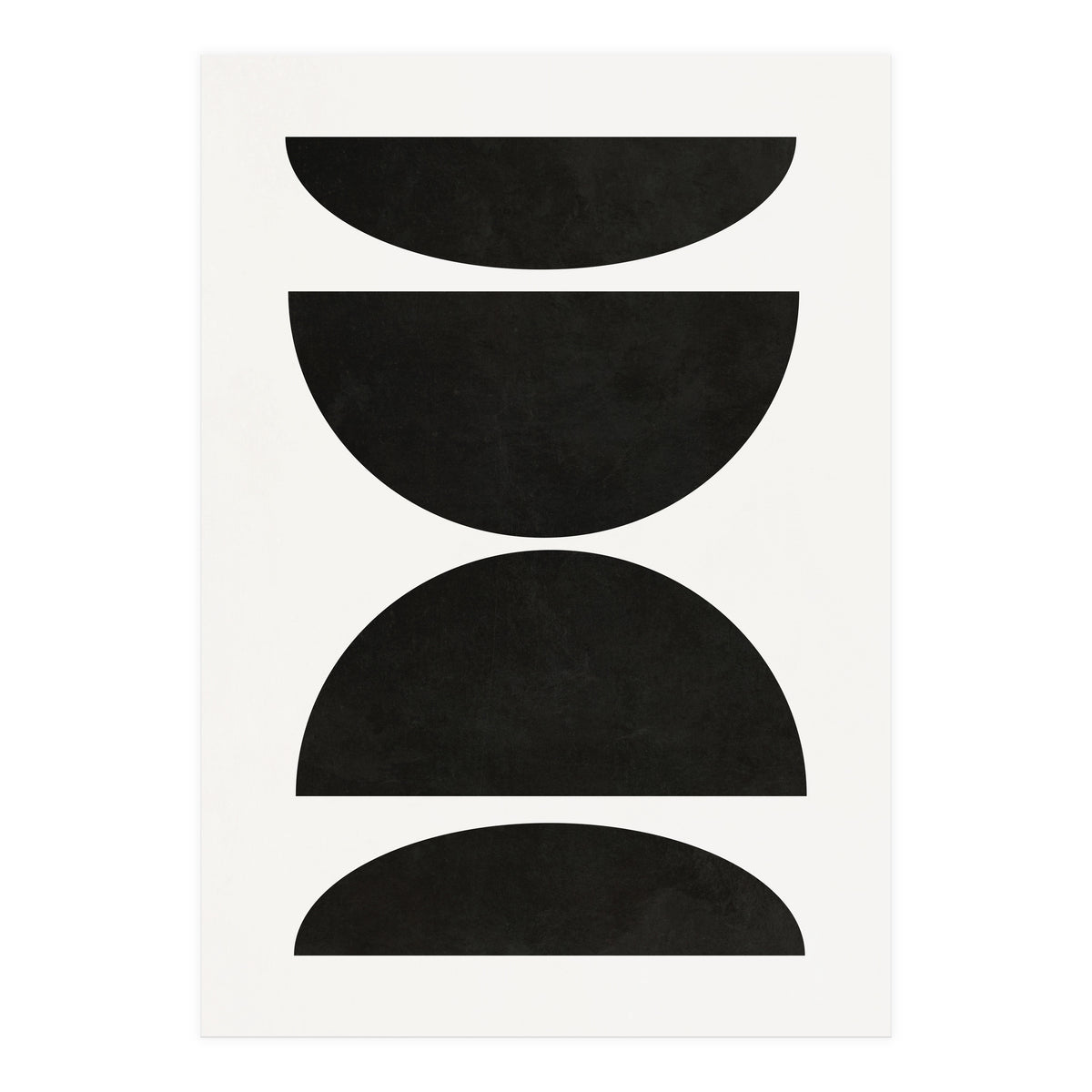 ABSTRACT AND GEOMETRIC SHAPES 03BW (Print Only)