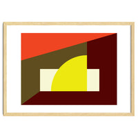 Geometric Shapes No. 9 - yellow, orange & brown