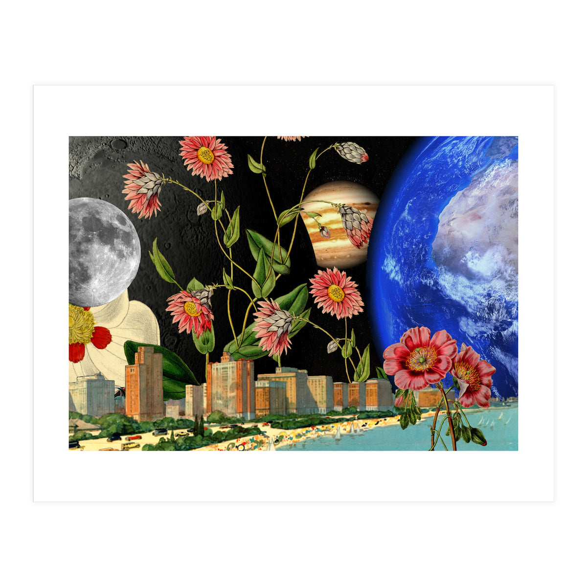 Beach With A View  (Print Only)