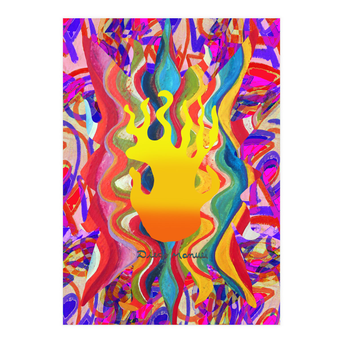 Fuego Y Graffiti 26 (Print Only)