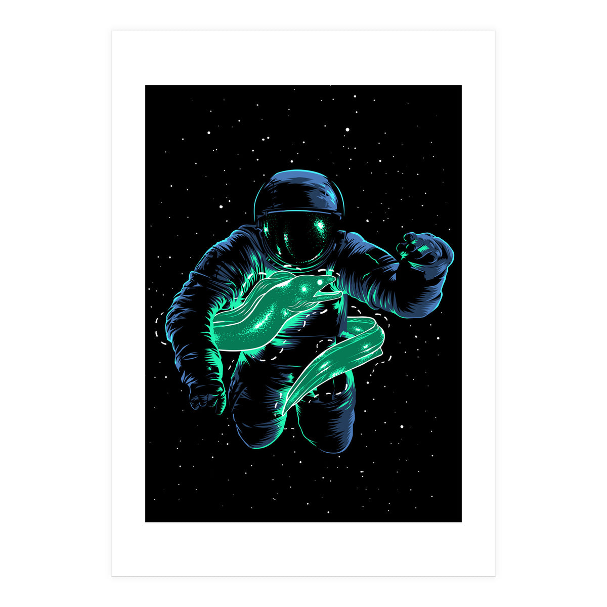 Astronaut fish (Print Only)