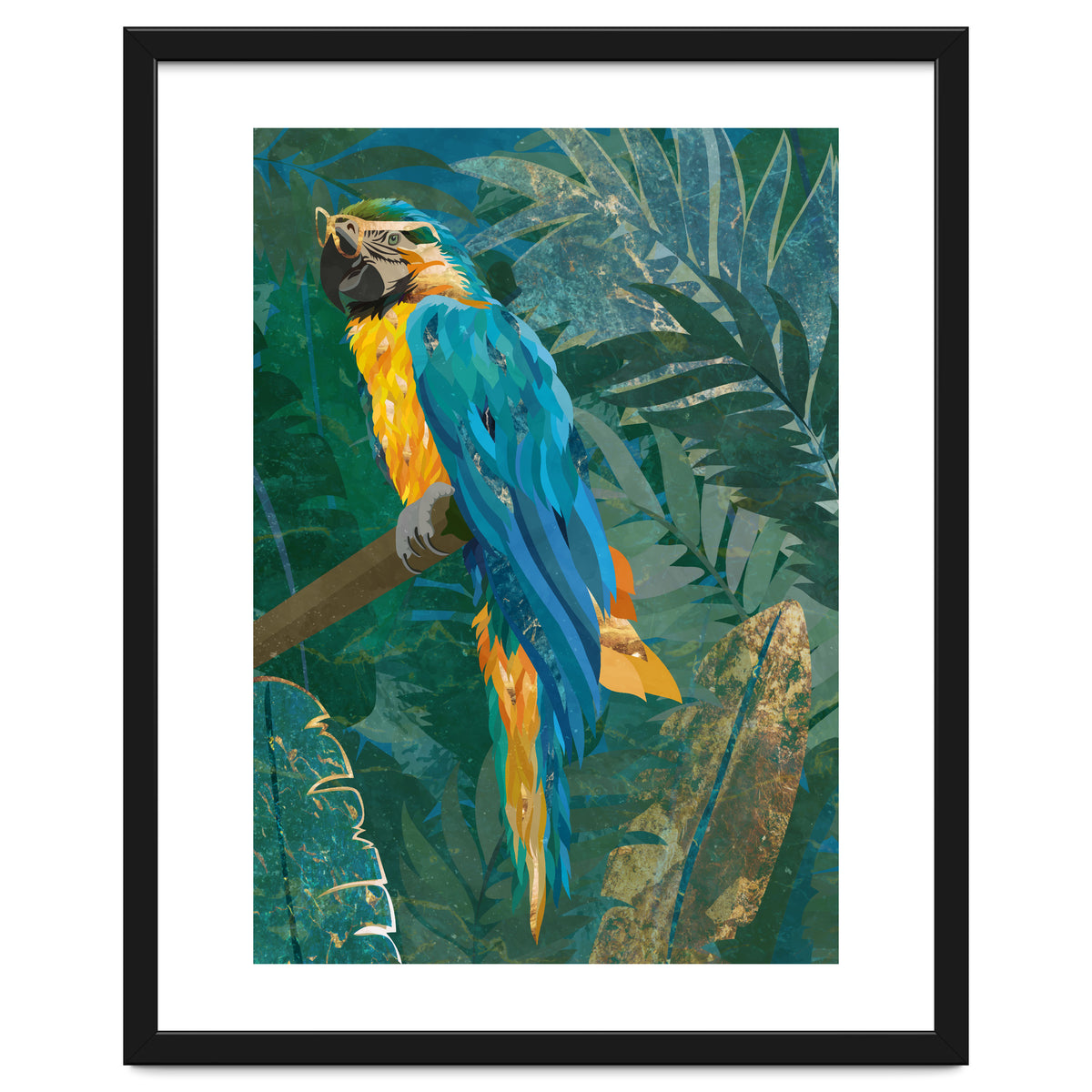Macaw Meditation in the tropical jungle