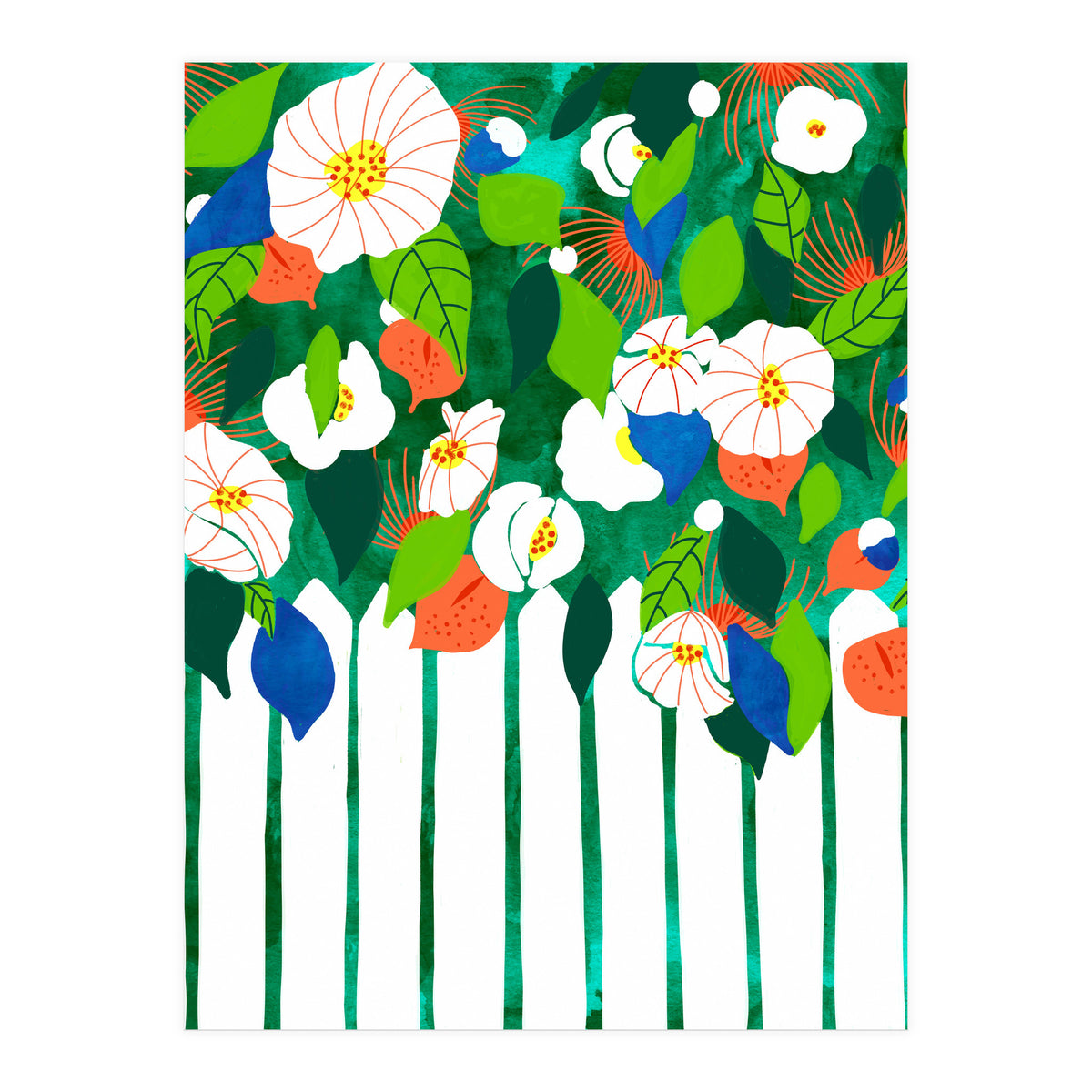 White Picket Fence (Print Only)