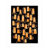 Ginger Cats Dark (Print Only) thumbnail