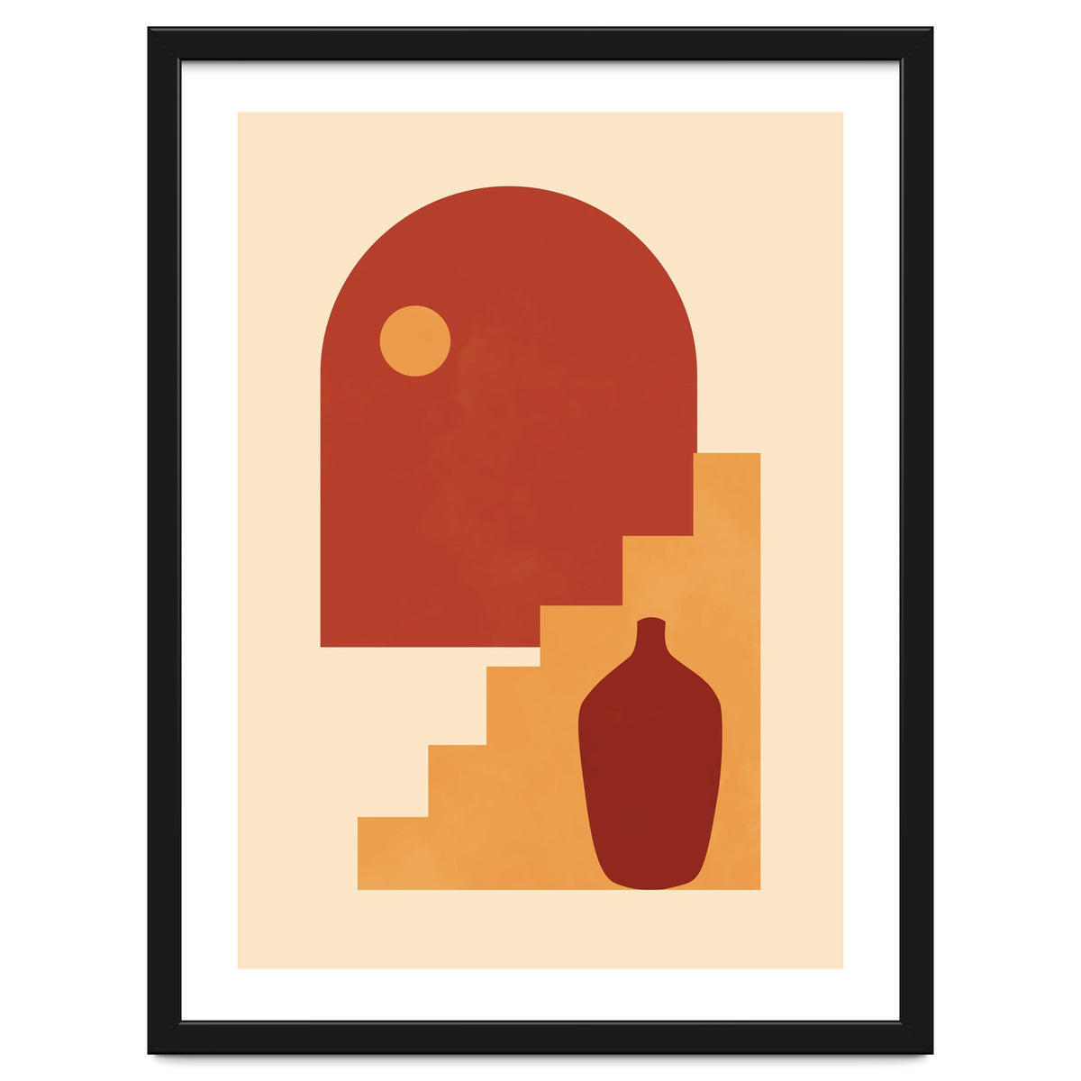 Geometric Print Mid Century Modern