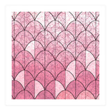 Mermaid scales pink and black (Print Only) thumbnail