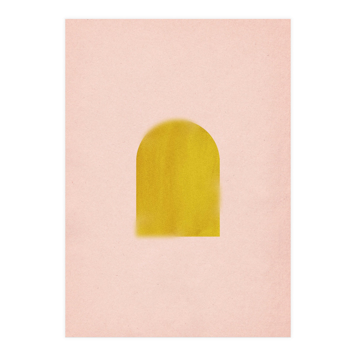 Pink and mustard arch (Print Only)