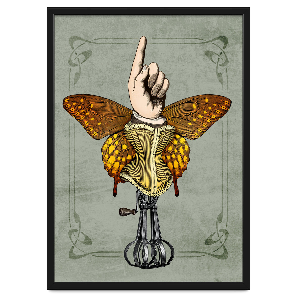 Butterhand Portrait