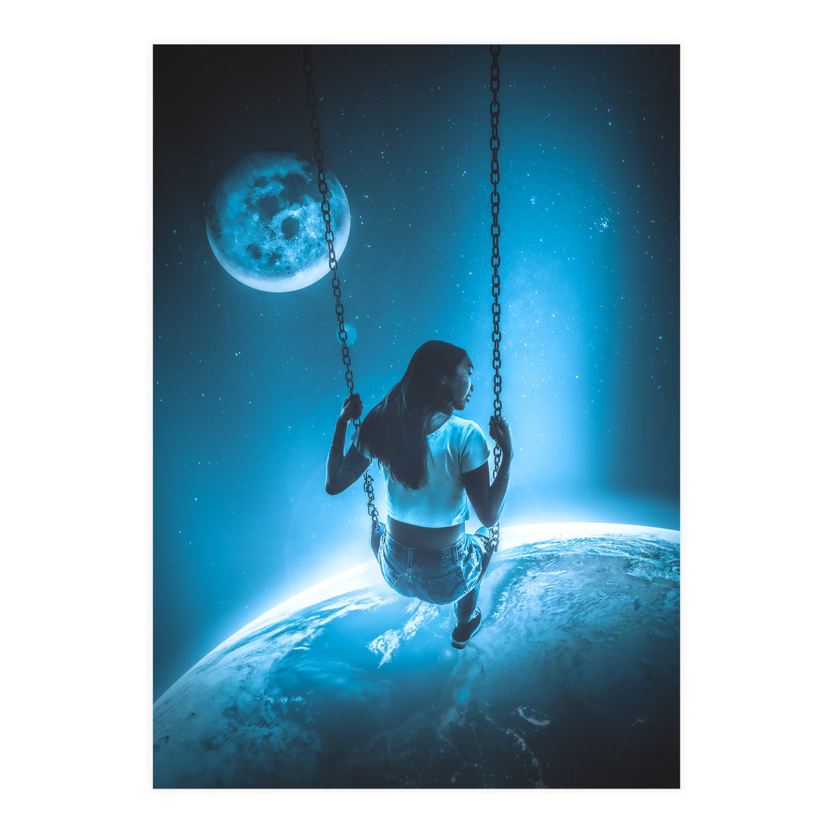 To the moon (Print Only)