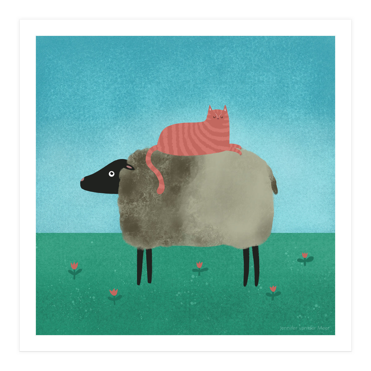 Cat 89: The friends (Print Only)