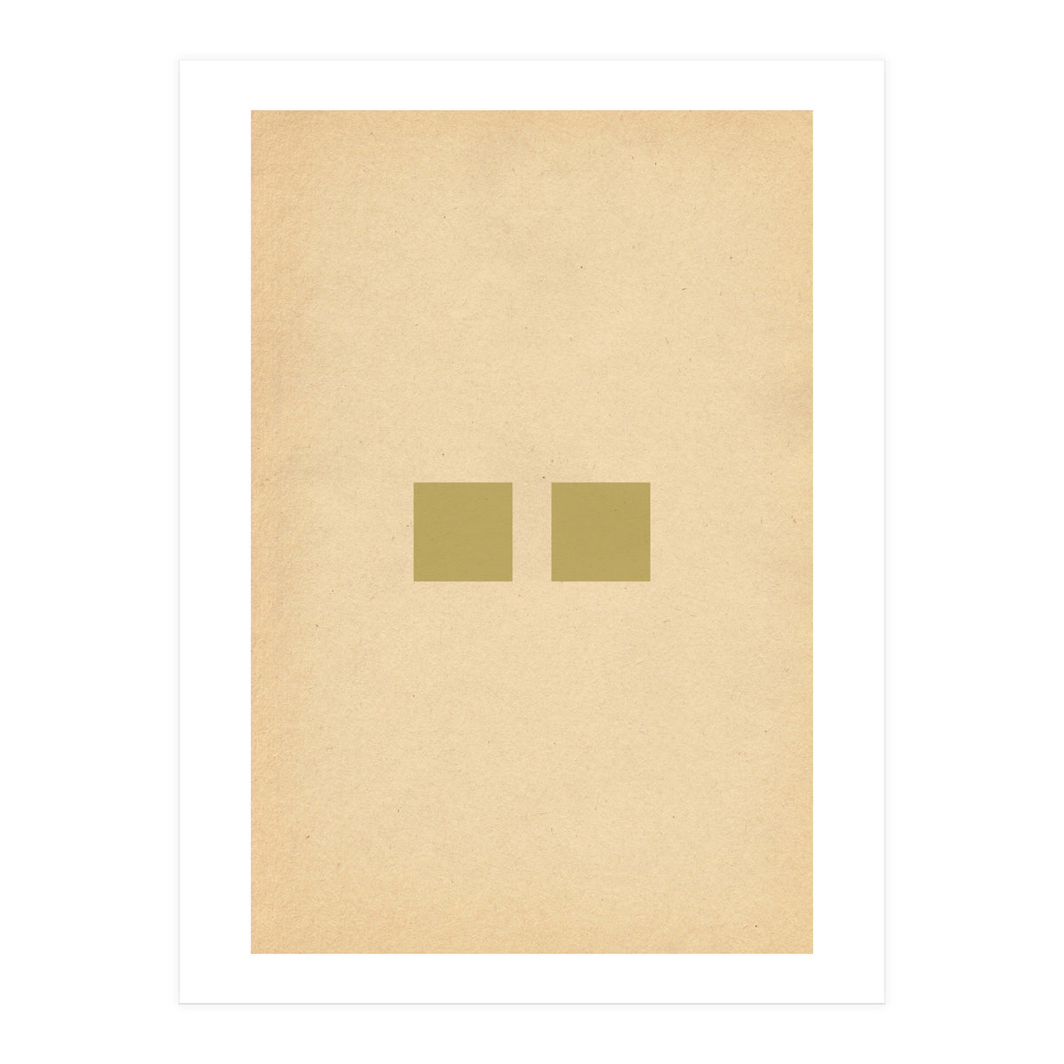 Minimalist green squares (Print Only)