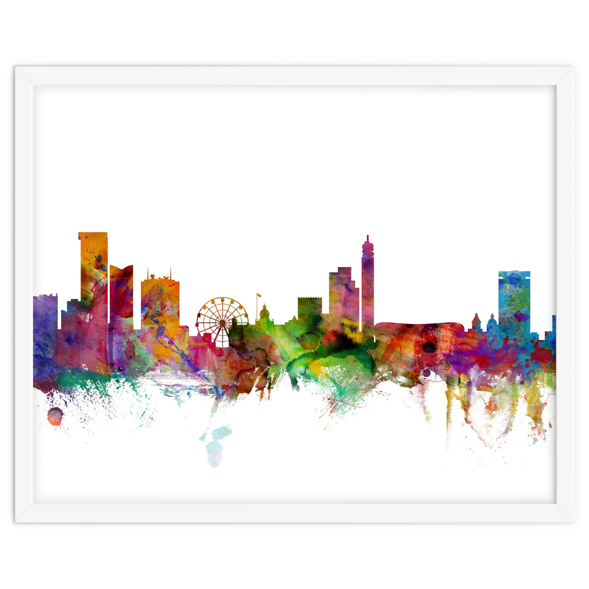 Birmingham England Skyline