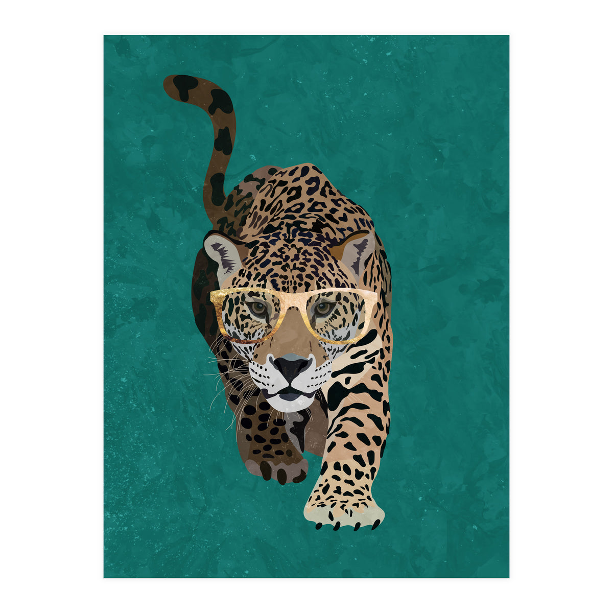 Curious Jaguar Green (Print Only)