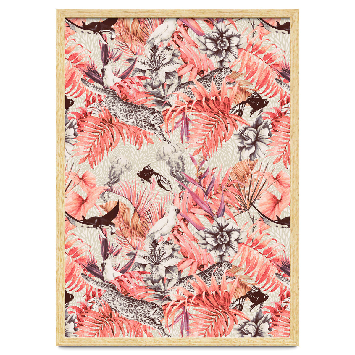 Tropical paradise pink