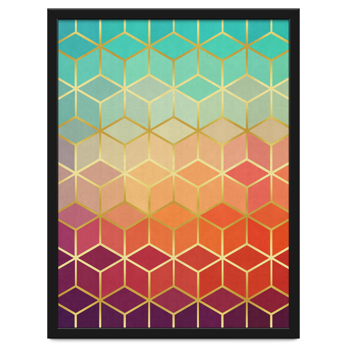 Colorful and golden pattern II