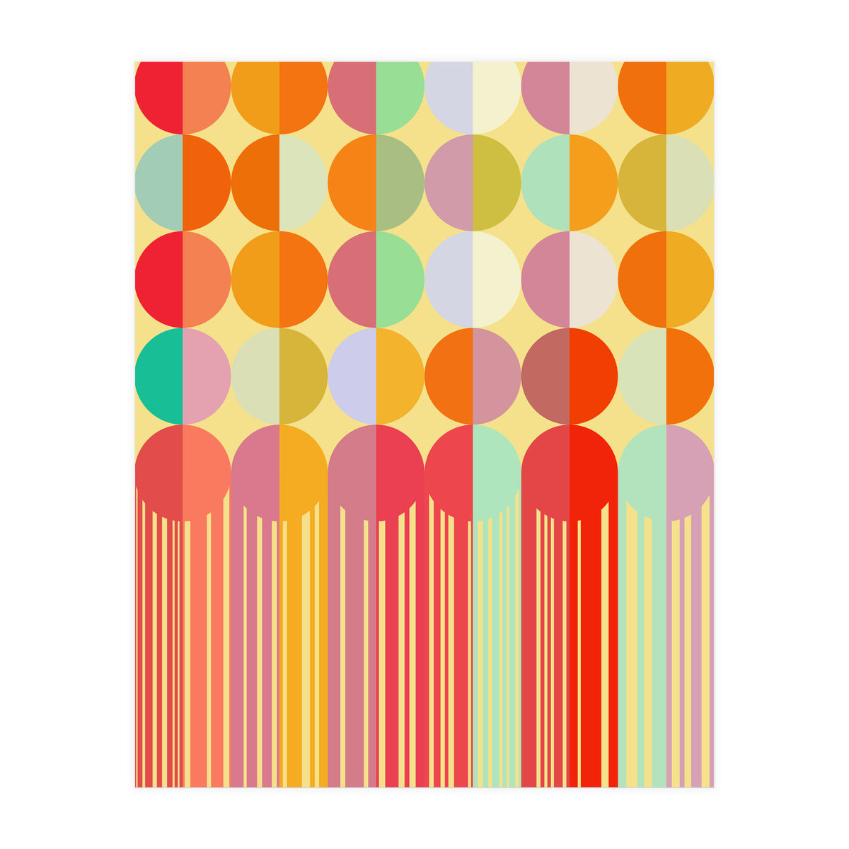 Pattern with circles I (Print Only)