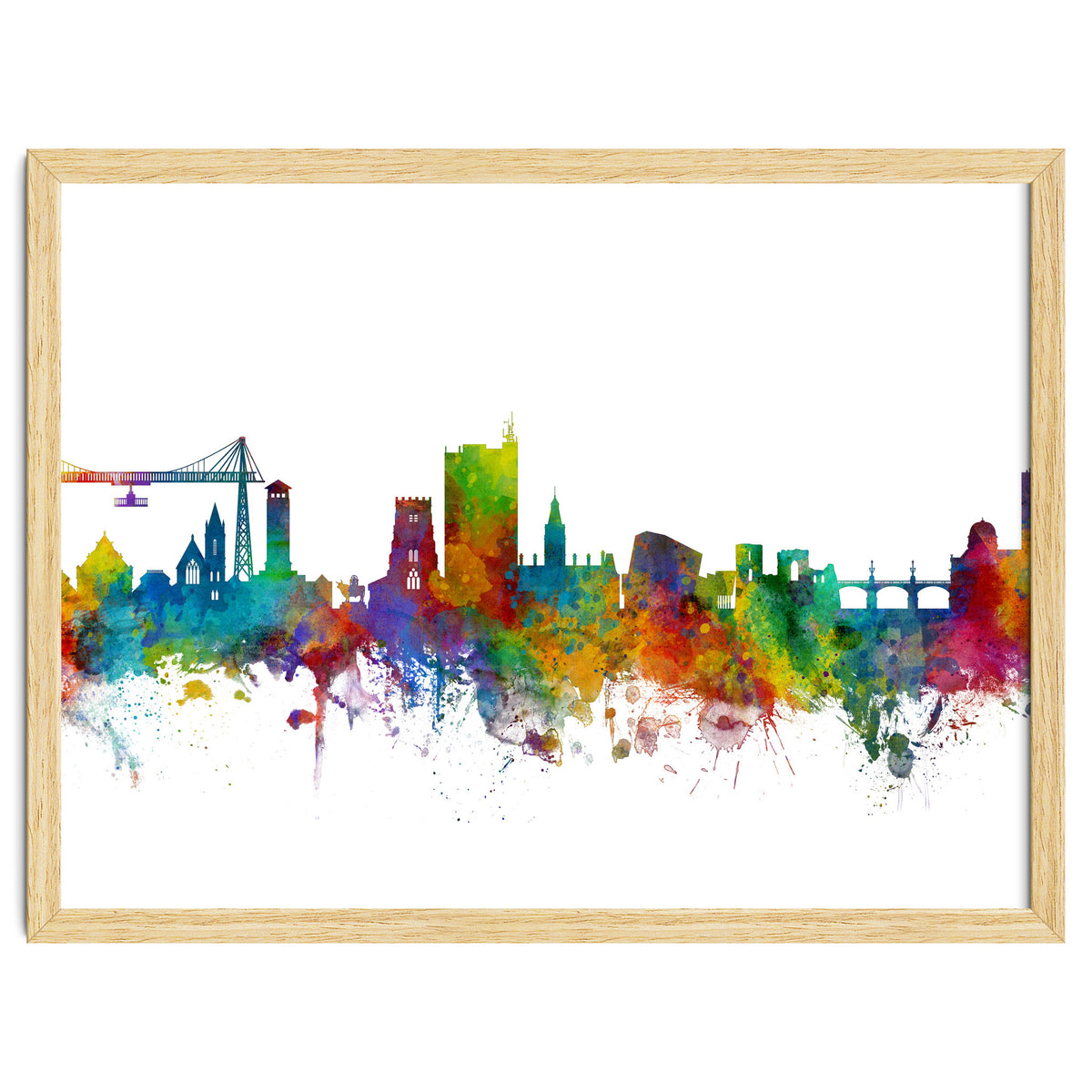 Newport Wales Skyline