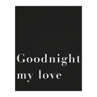 Goodnight My Love (Print Only)
