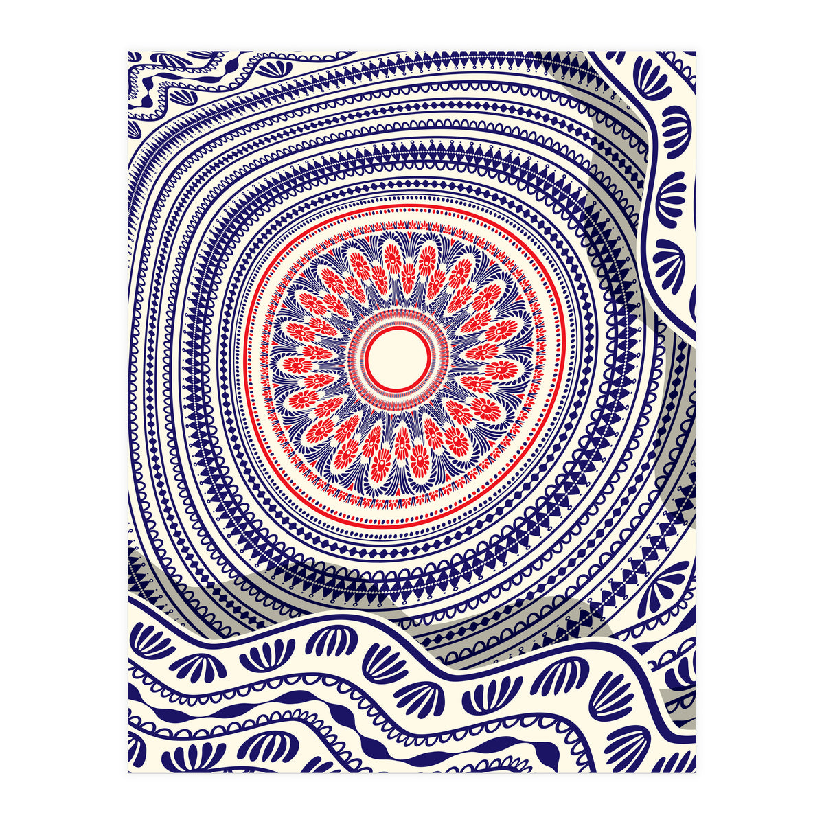 Romanian embroidery background 17 (Print Only)