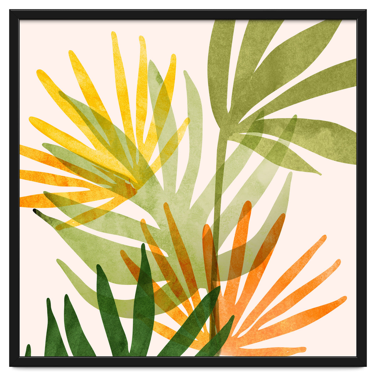 Modern Tropical Abstract Bouquet