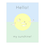 Hello! my sunshine! - Swan moon and Sun (Print Only) thumbnail
