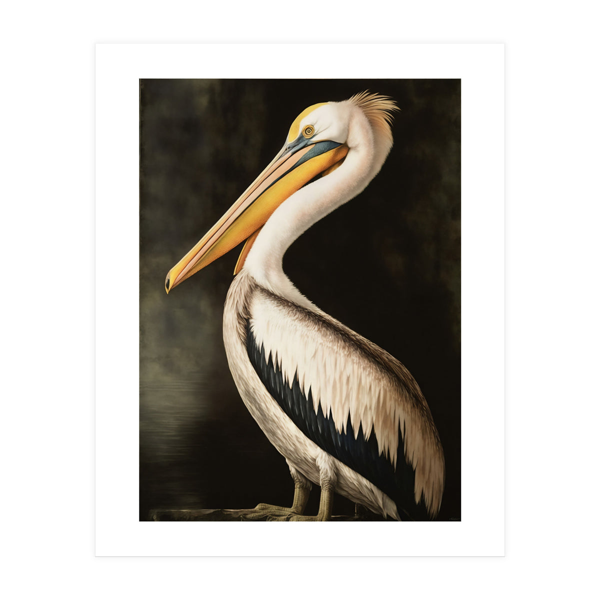 Pelican Oil Painting (Print Only)