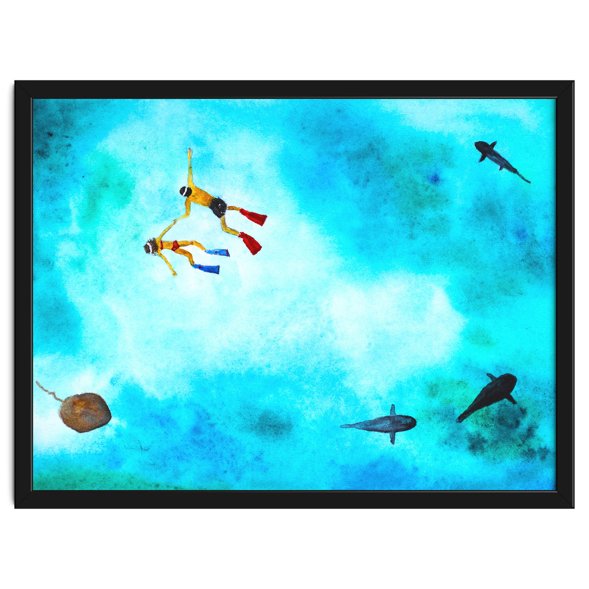 One summer day || watercolor