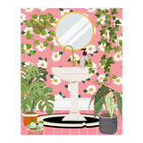 Sink in Boho Jungle Bathroom (Print Only) thumbnail