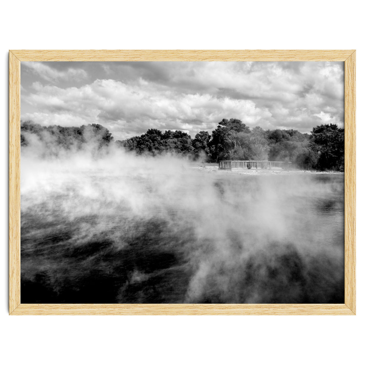 Vapors in Rotorua, New Zealand Art Print