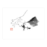 Fishermen on river li (Print Only) thumbnail
