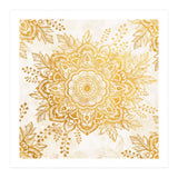 Queen Starring of Mandala-Gold Sunflower I (Print Only) thumbnail
