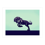 Dark Blue Stallion (Print Only) thumbnail