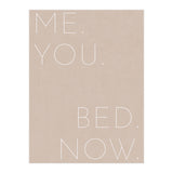 Me You Bed Now Beige (Print Only) thumbnail