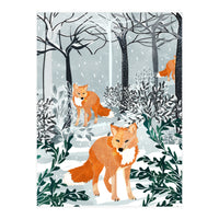 Fox Snow Walk (Print Only)