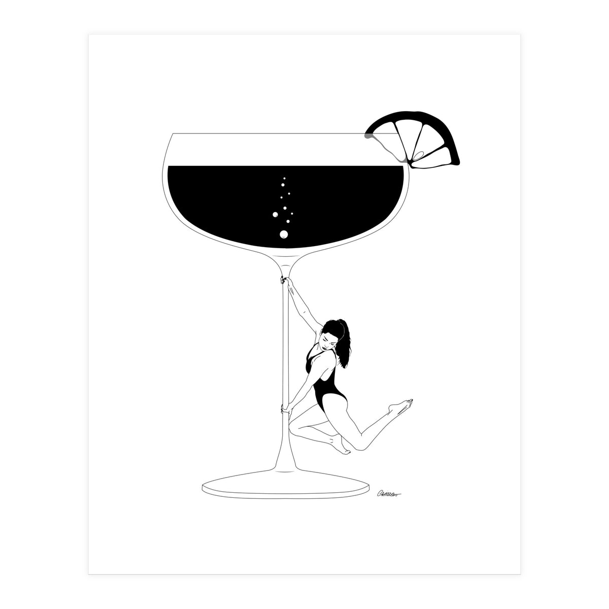 Cocktail Dance (Print Only)