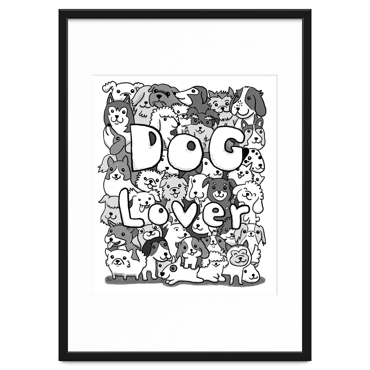 Doodle 72:  Dog Lover