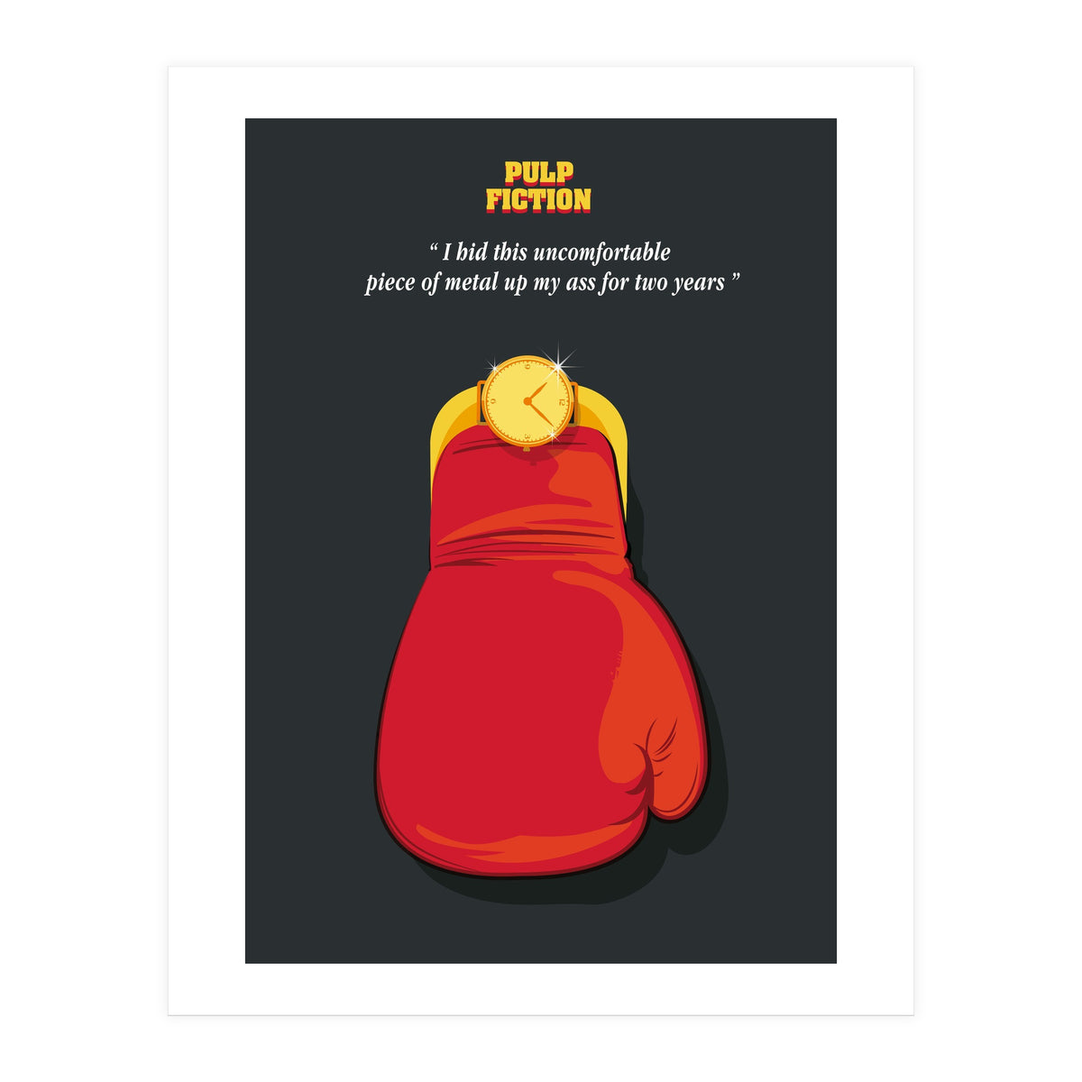 Butch Pulp Fiction movie poster (Print Only)