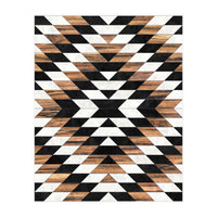 Urban Tribal Pattern No.13 - Aztec - Concrete and Wood (Print Only)